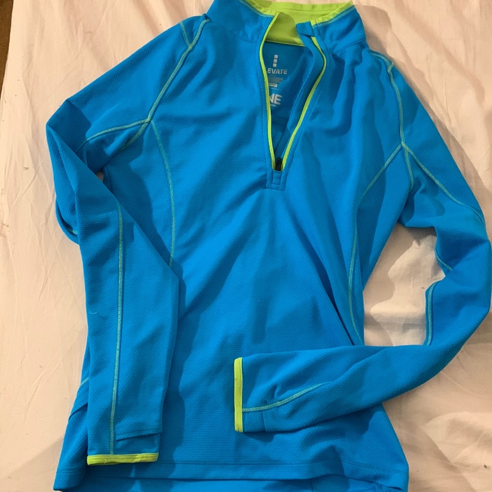 3/4 zip long sleeve shirt